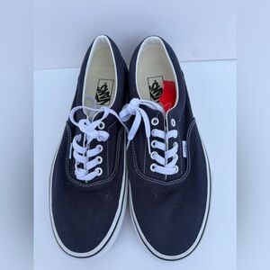 Vans Era Classic Navy Blue Canvas Low Top Sneakers Size 10 Men’s